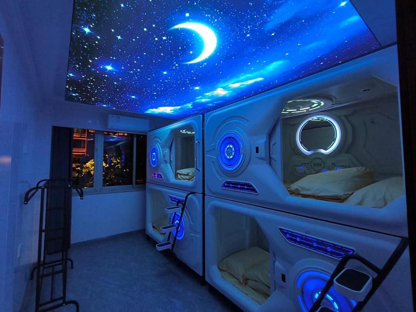Air Hostel Capsules Airport Gava Bagian luar foto